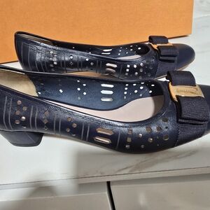 Salvatore Ferragamo Women's Black Flats